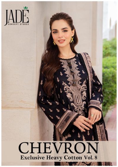 JADE CHEVRON VOL 8 LAWN KARACHI SUITS