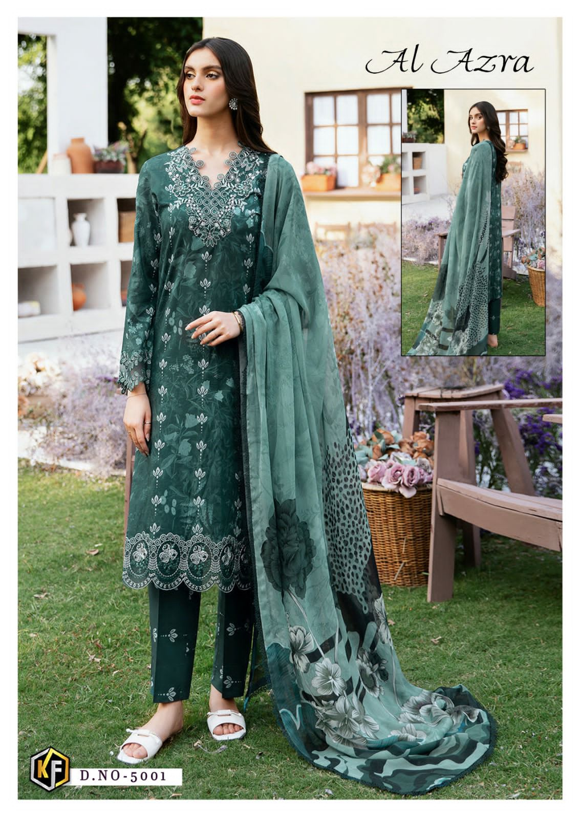 KEVAL FAB AL AZRA VOL 5 LUXURY LAWN COLLECTION