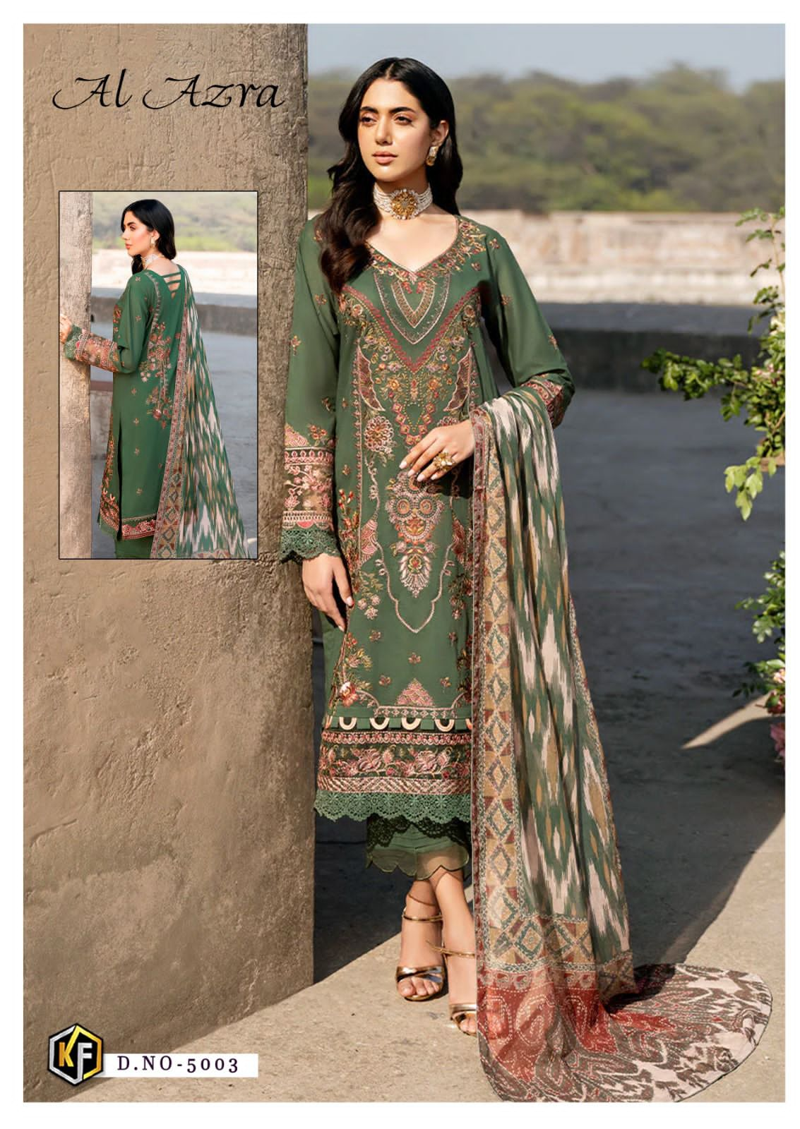 KEVAL FAB AL AZRA VOL 5 LUXURY LAWN COLLECTION