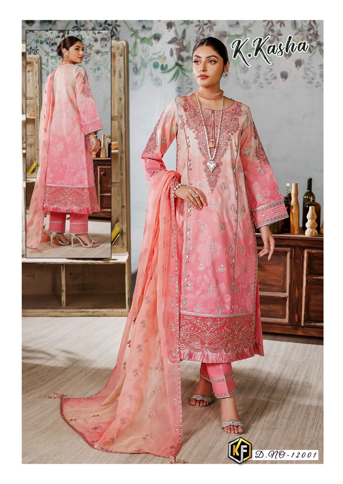 KEVAL FAB K KASHA VOL 12 COTTON KARACHI SUITS