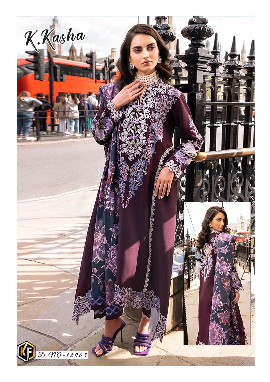 KEVAL FAB K KASHA VOL 12 COTTON KARACHI SUITS