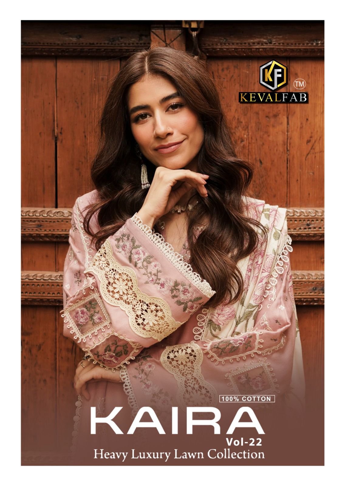 KEVAL FAB KAIRA VOL 22 LAWN COTTON SUITS CATLAOG