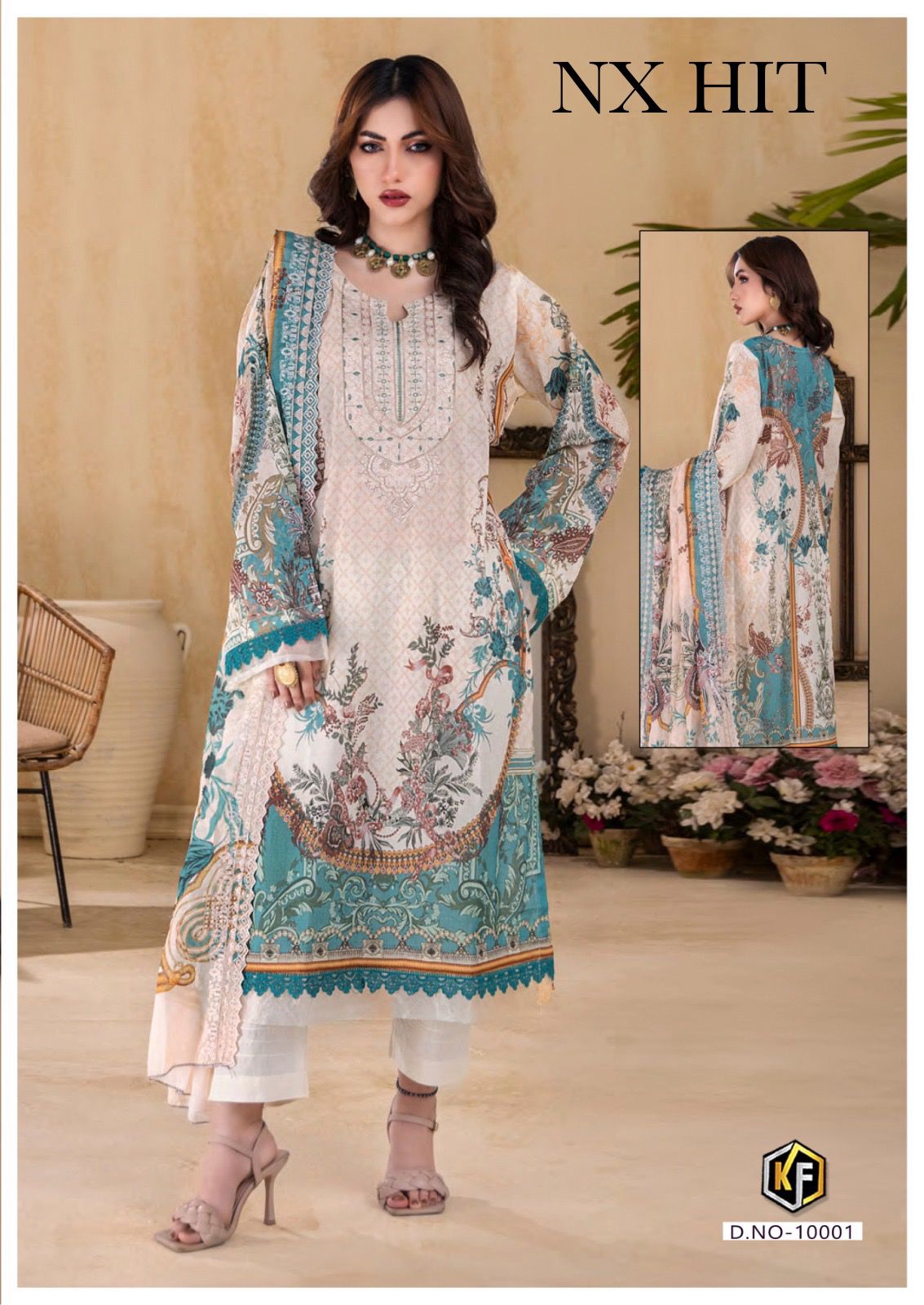 KEVAL FAB NX HIT LAWN KARACHI SUITS WHOLESALER