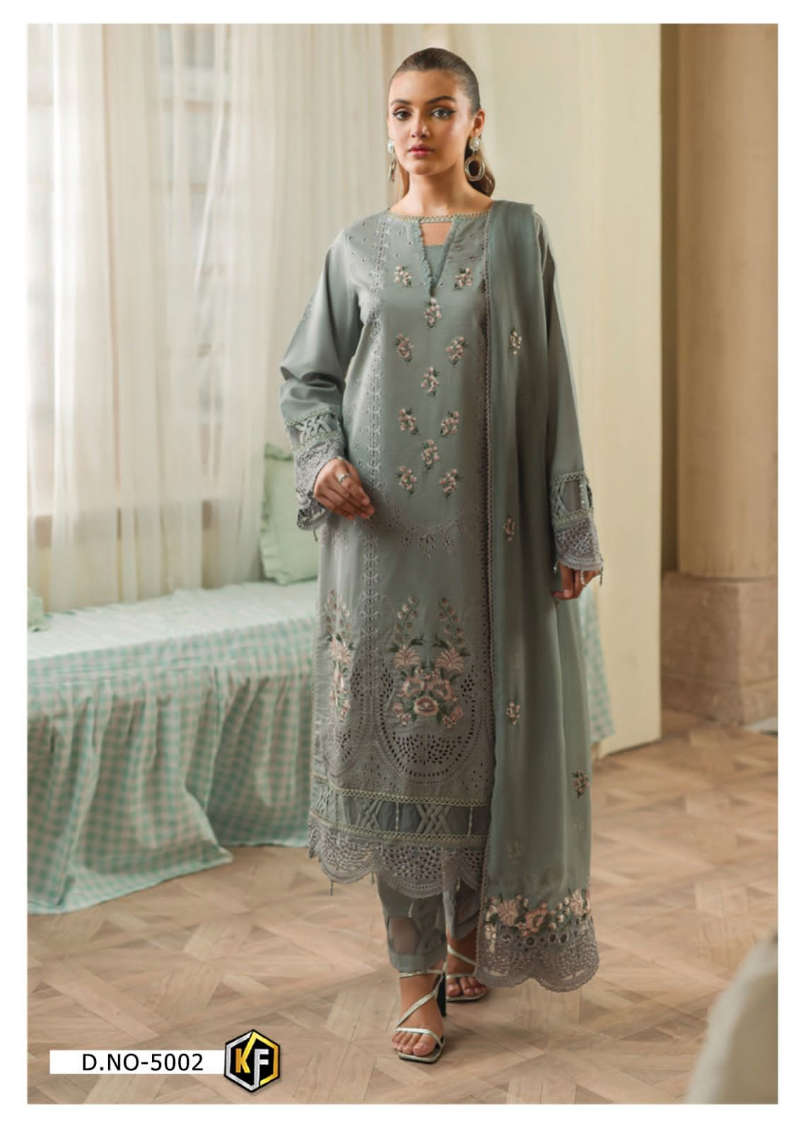 KEVAL FAB SOHA NAZIR LUXURY VOL 5 KARACHI LAWN SUIT