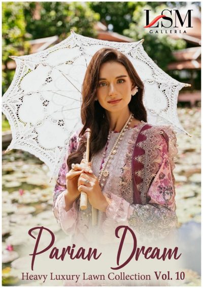 LSM PARIAN DREAM VOL 10 LAWN KARACHI SUITS