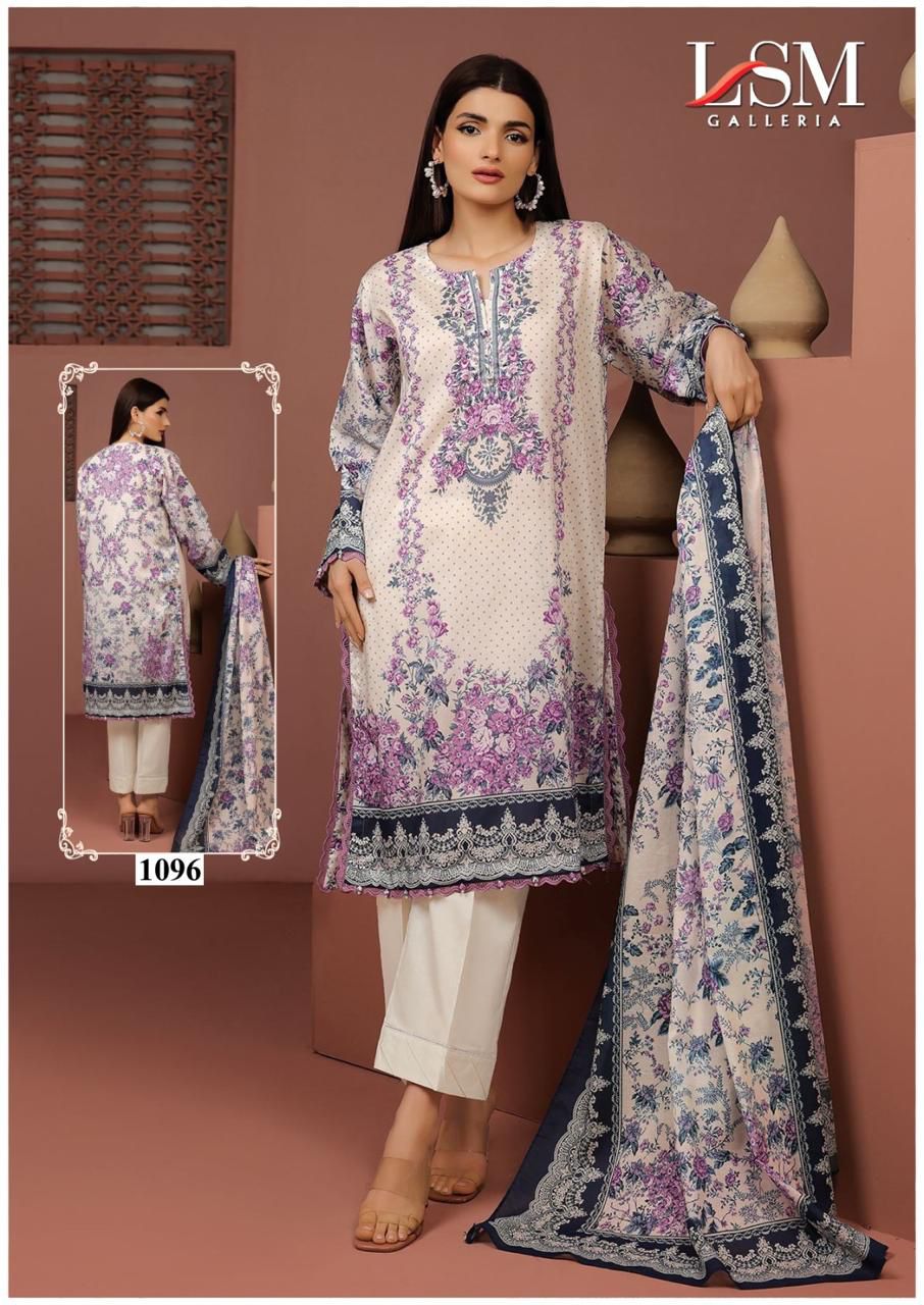 LSM PARIAN DREAM VOL 10 LAWN KARACHI SUITS