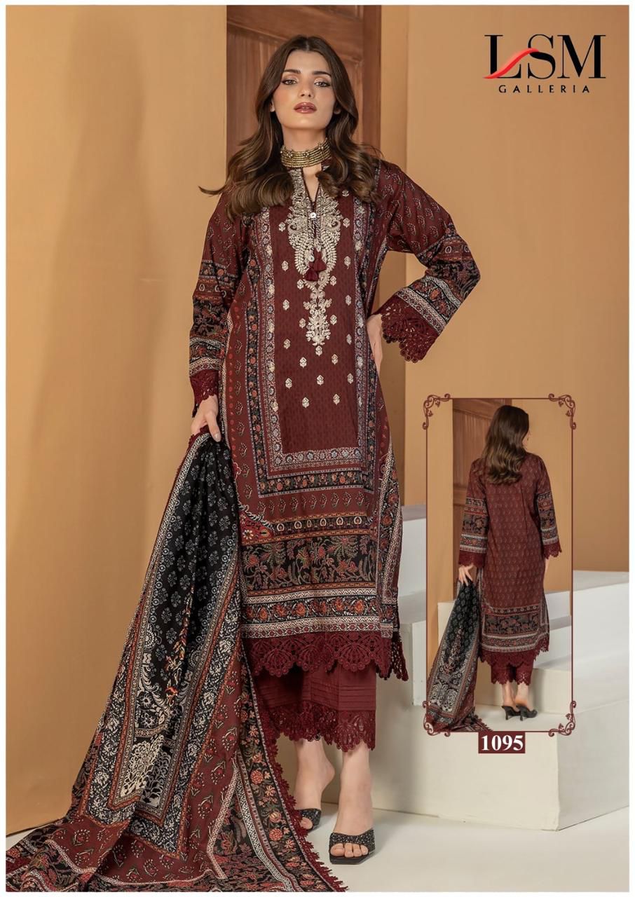 LSM PARIAN DREAM VOL 10 LAWN KARACHI SUITS