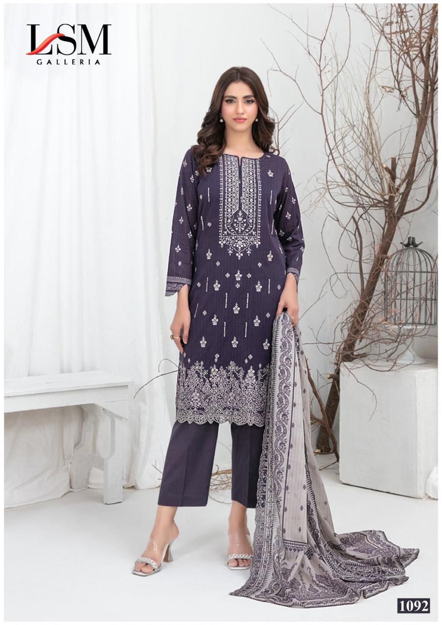 LSM PARIAN DREAM VOL 10 LAWN KARACHI SUITS