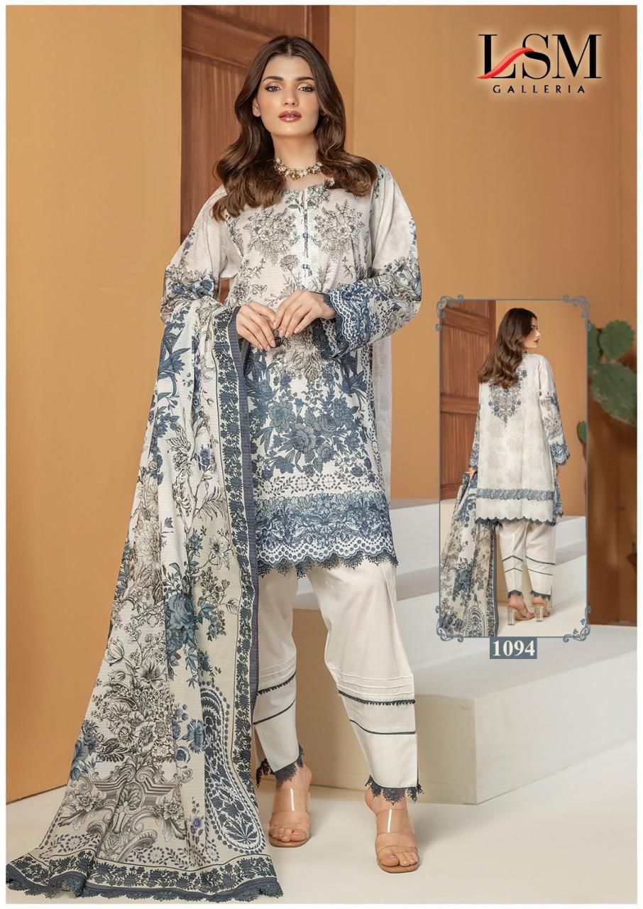 LSM PARIAN DREAM VOL 10 LAWN KARACHI SUITS