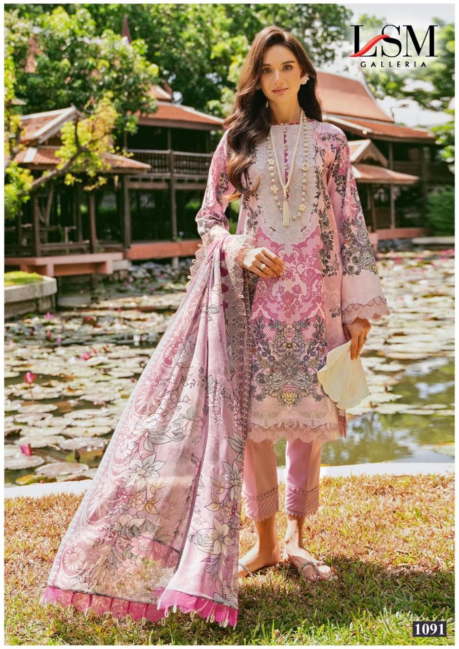 LSM PARIAN DREAM VOL 10 LAWN KARACHI SUITS