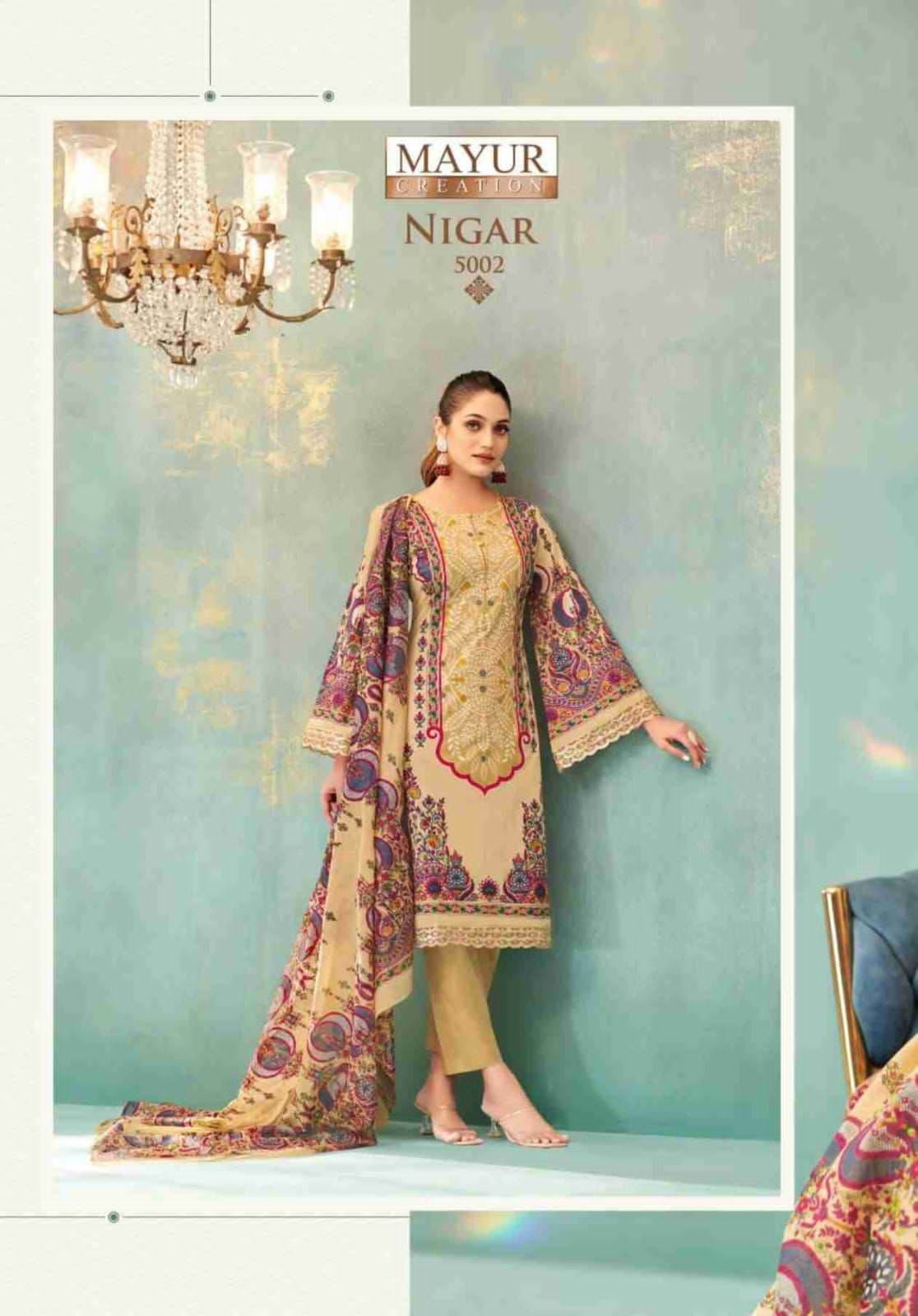 MAYUR CREATION NIGAR VOL 5 COTTON KARACHI SUITS