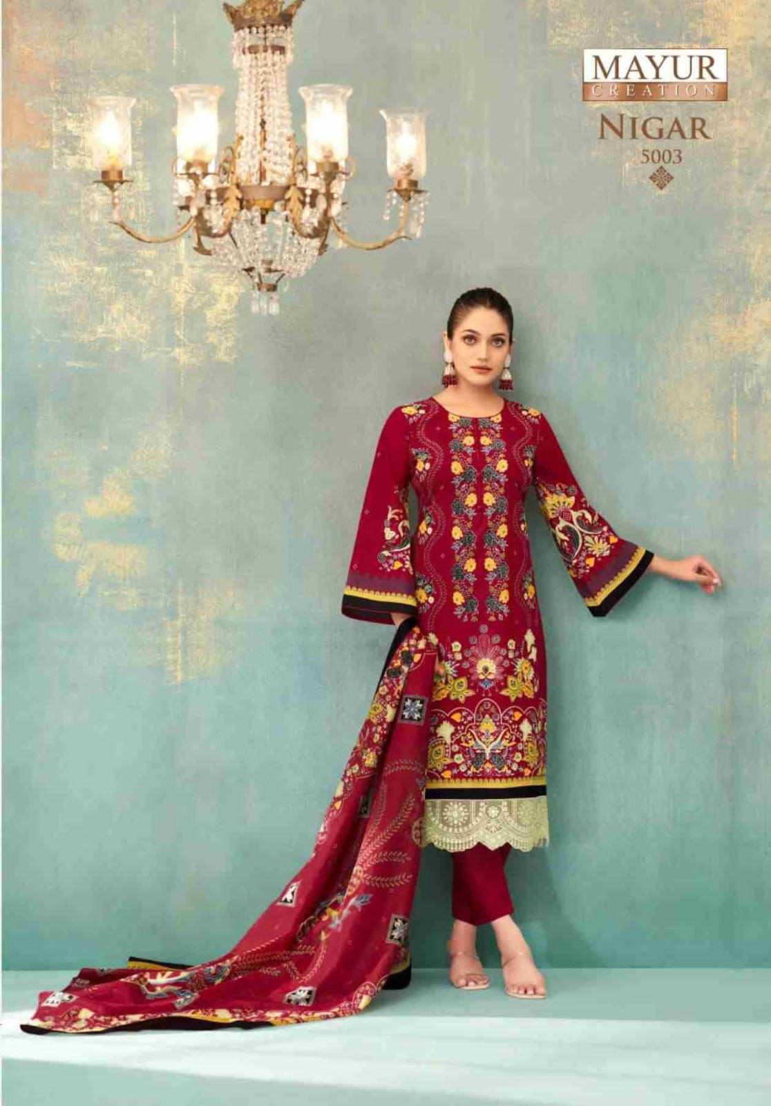 MAYUR CREATION NIGAR VOL 5 COTTON KARACHI SUITS