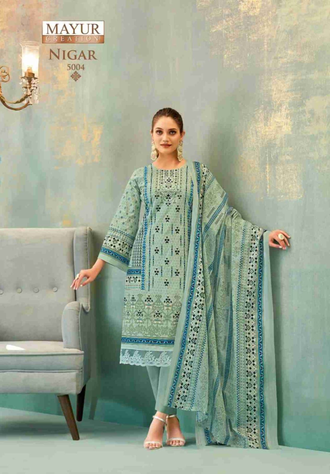 MAYUR CREATION NIGAR VOL 5 COTTON KARACHI SUITS