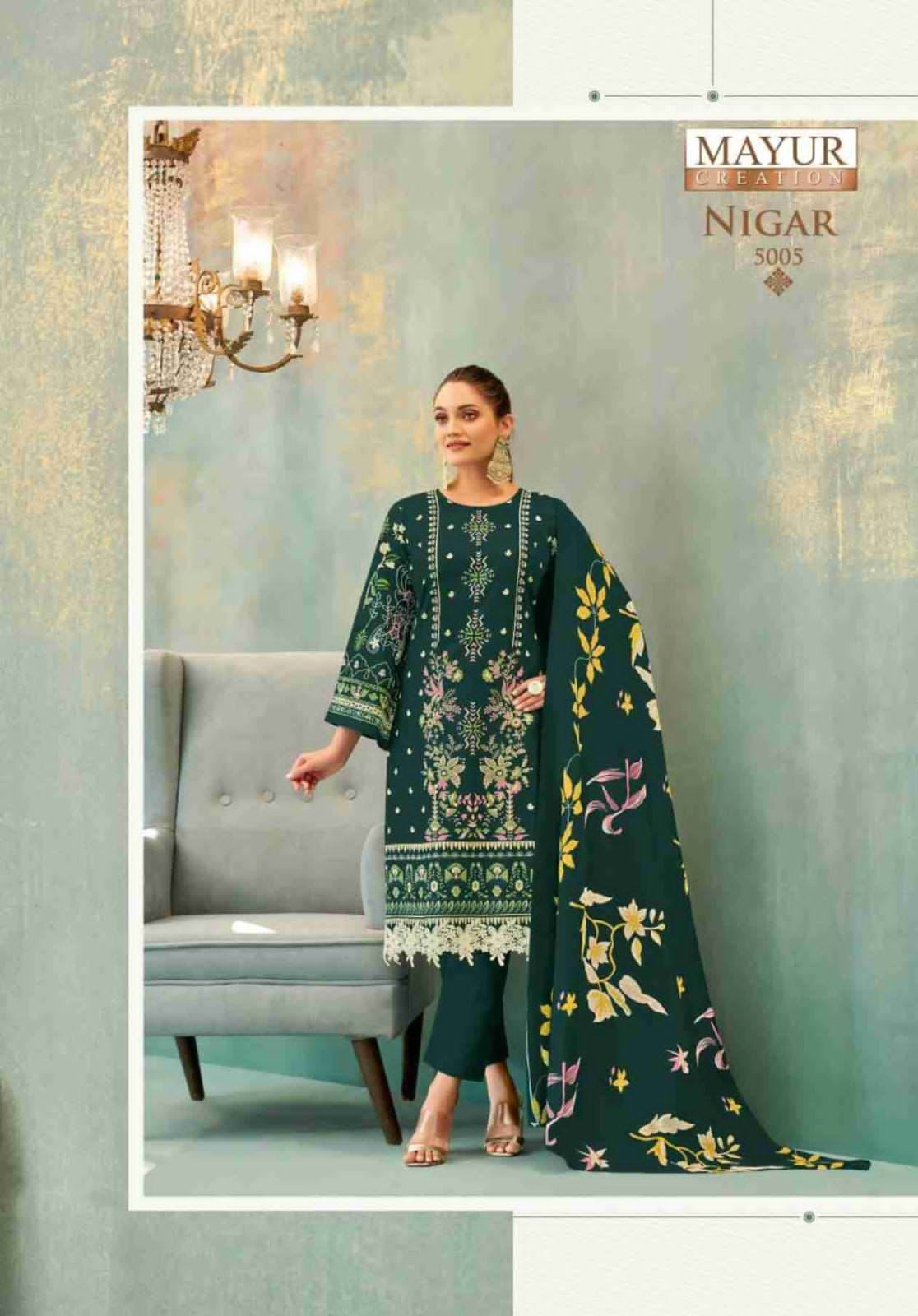 MAYUR CREATION NIGAR VOL 5 COTTON KARACHI SUITS