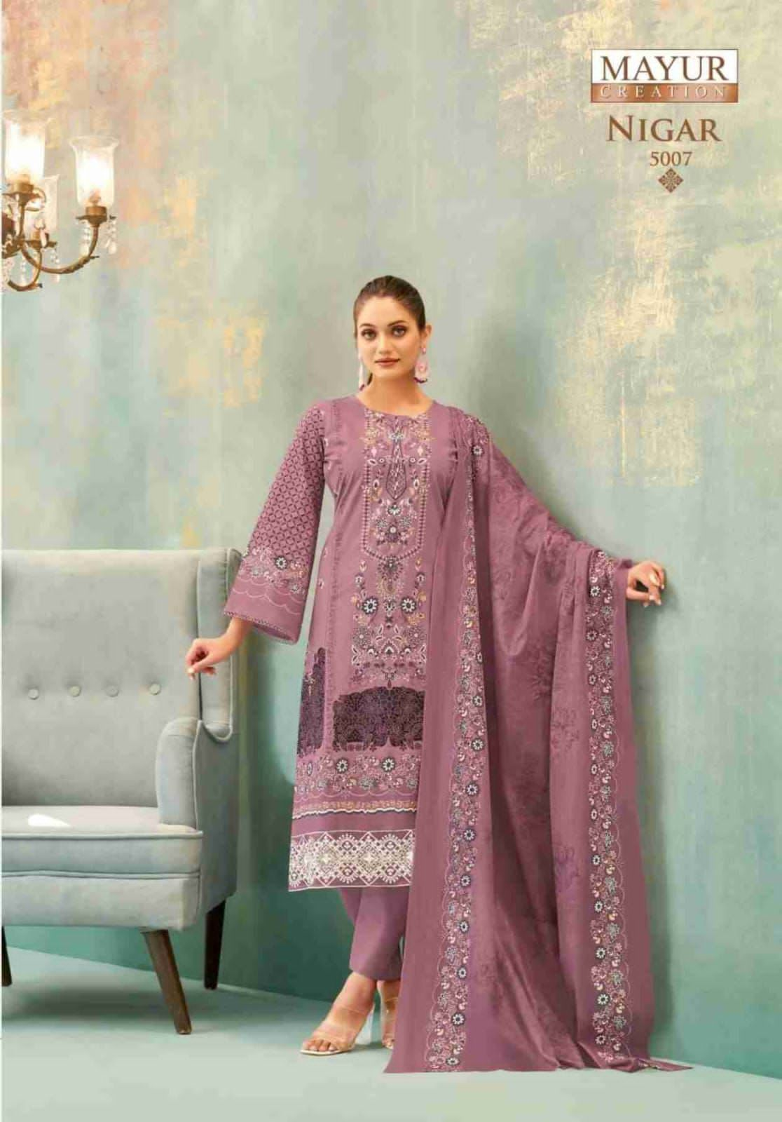 MAYUR CREATION NIGAR VOL 5 COTTON KARACHI SUITS