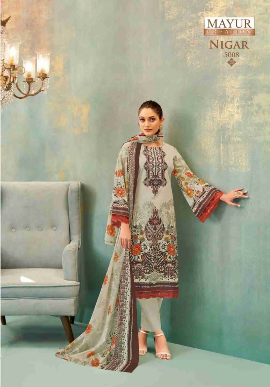 MAYUR CREATION NIGAR VOL 5 COTTON KARACHI SUITS