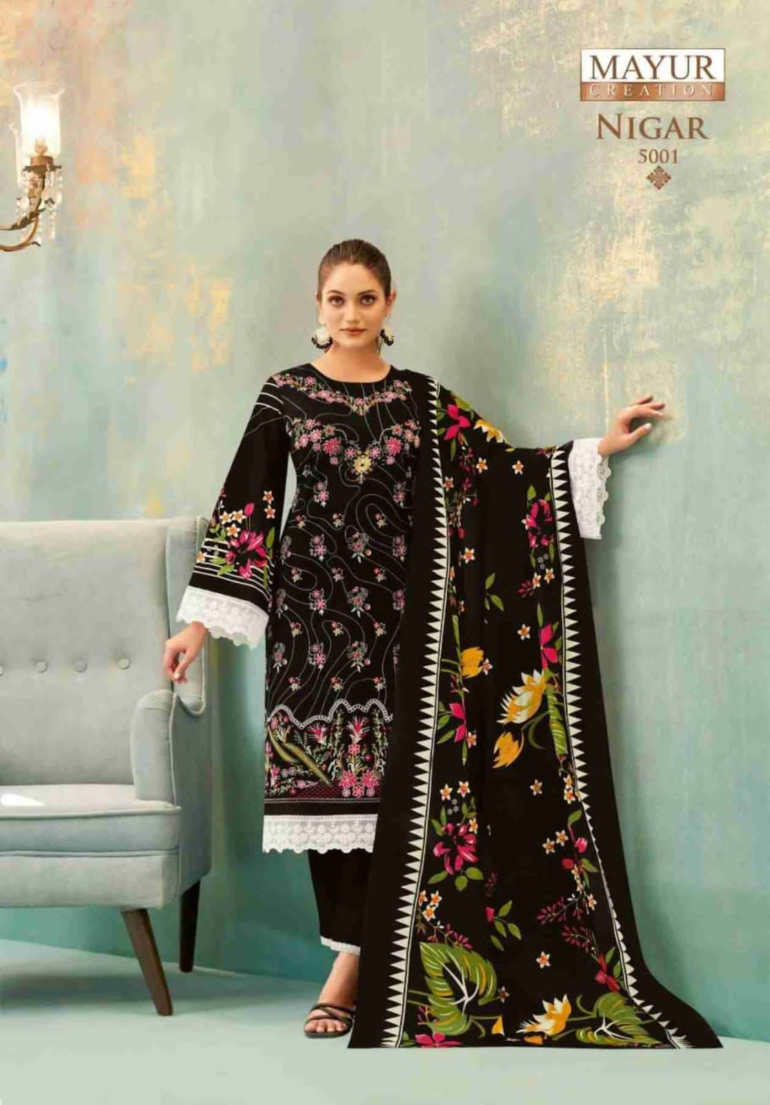 MAYUR CREATION NIGAR VOL 5 COTTON KARACHI SUITS