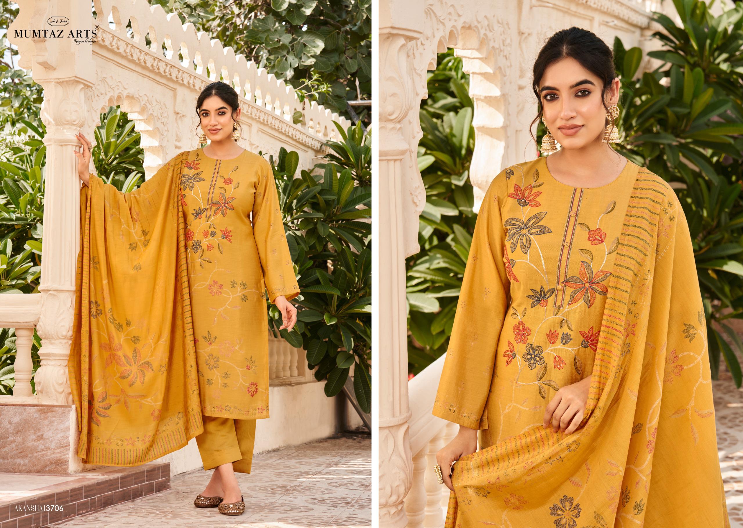 MUMTAZ ARTS AKANSHA PURE MUSLIN SUITS