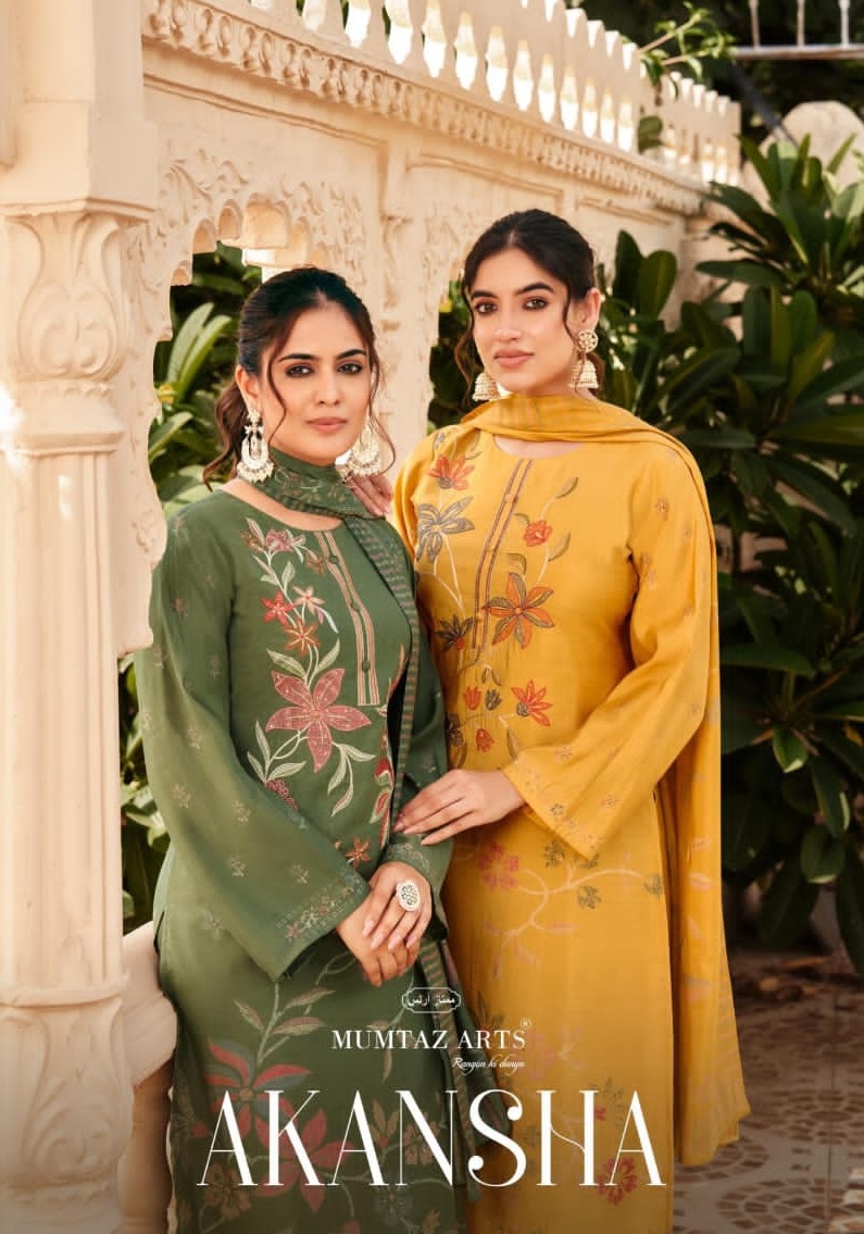 MUMTAZ ARTS AKANSHA PURE MUSLIN SUITS