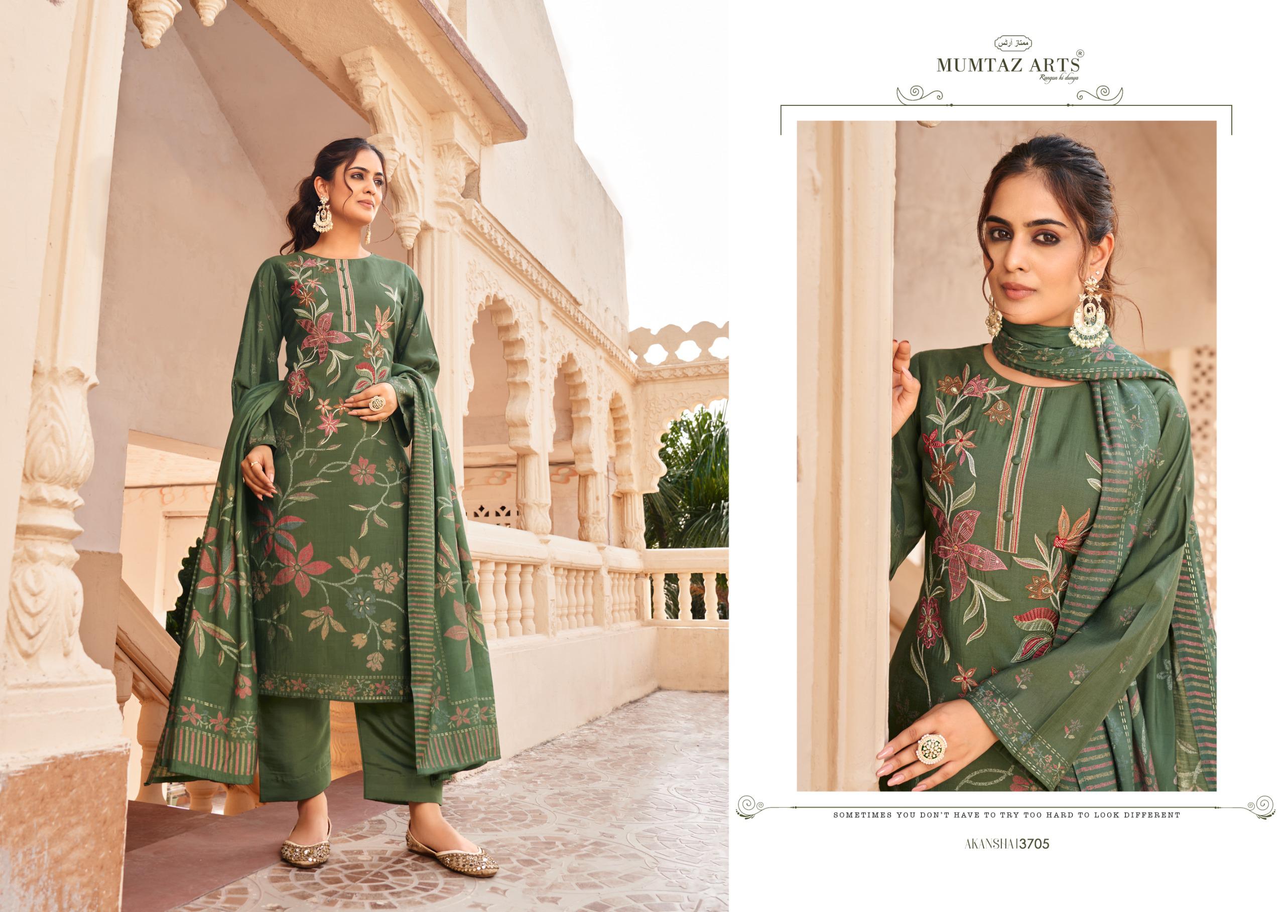 MUMTAZ ARTS AKANSHA PURE MUSLIN SUITS