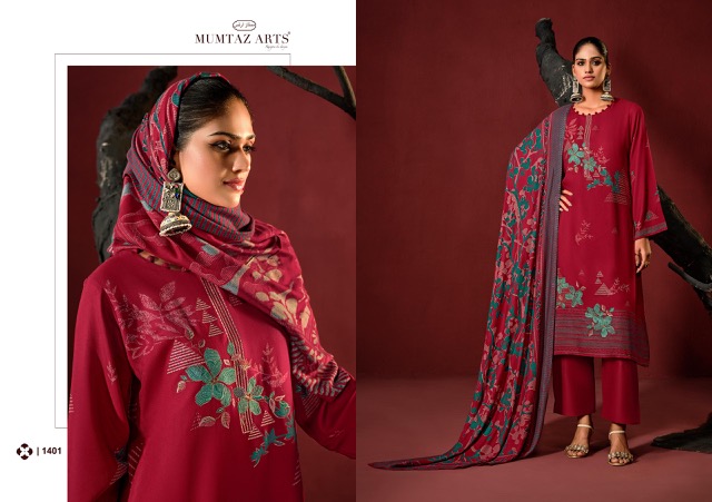 MUMTAZ ARTS KHUSRANG PURE PASHMINA WOOLEN SUITS