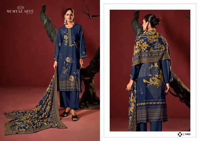 MUMTAZ ARTS KHUSRANG PURE PASHMINA WOOLEN SUITS