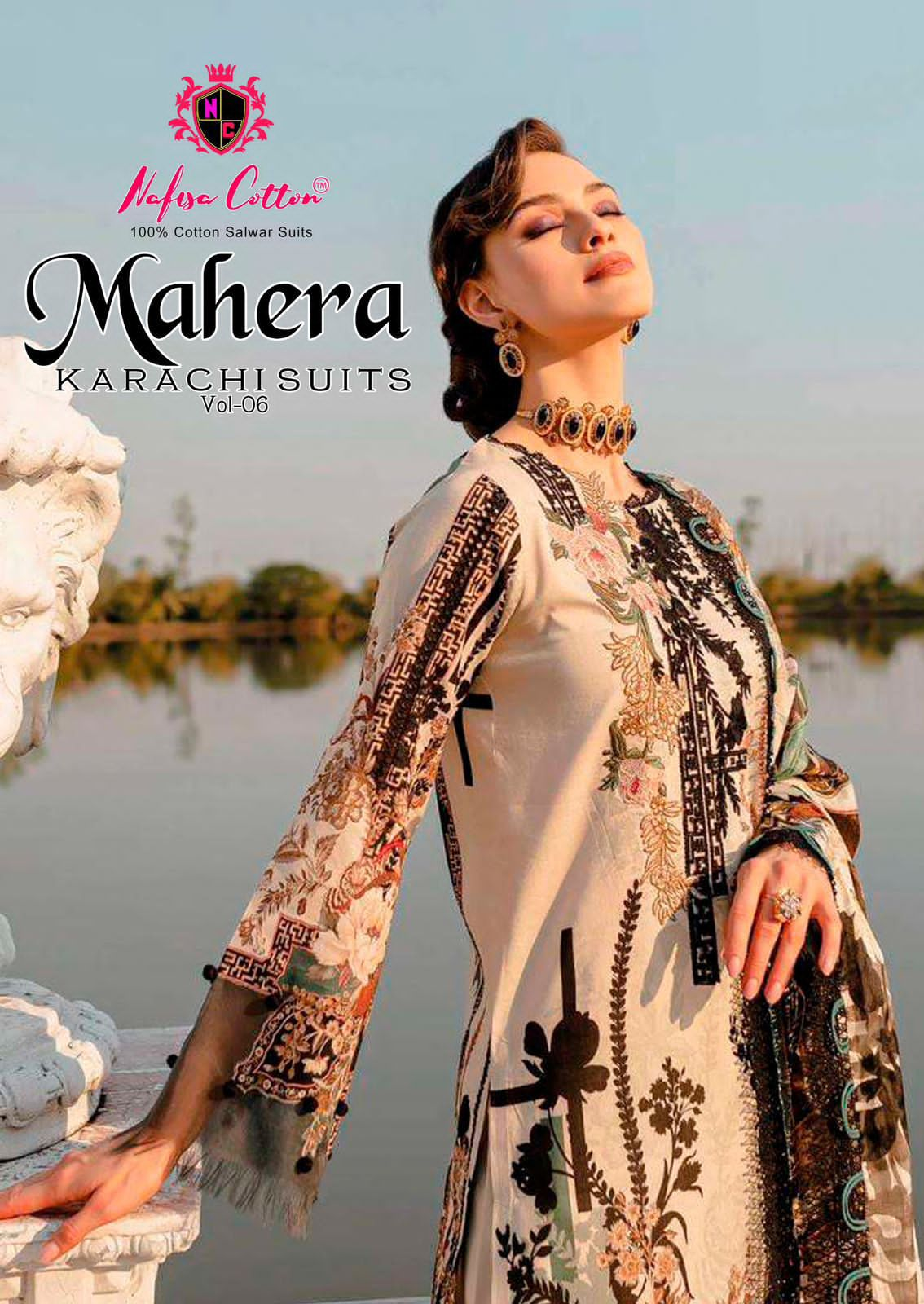 NAFISA COTTON MAHERA VOL 6 COTTON KARACHI SUITS