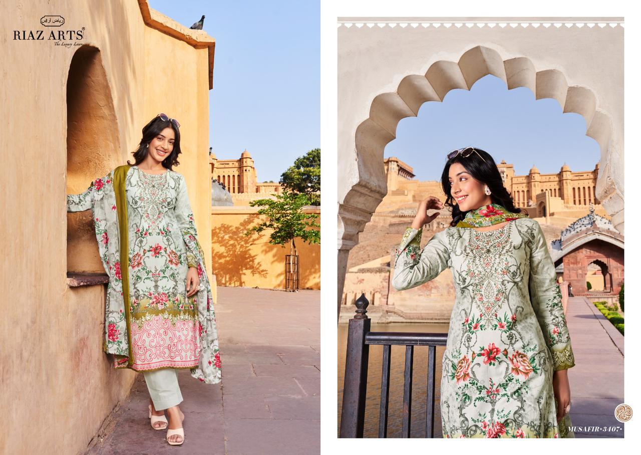 RIAZ ARTS MUSAFIR VOL 7 PURE LAWN SUITS