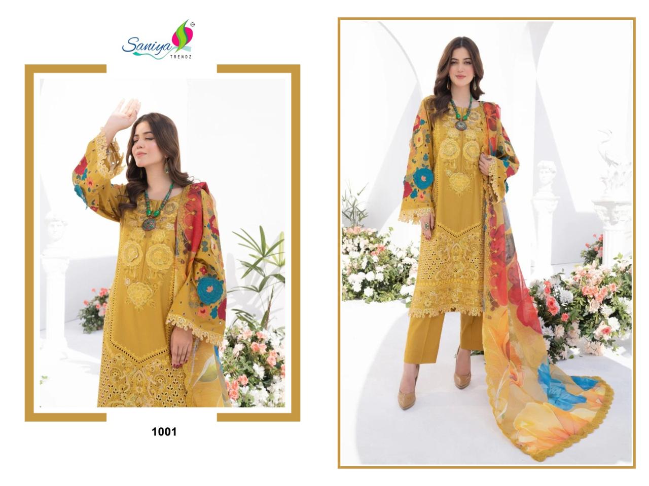 SANIYA TRENDZ KARMA COllECTION VOL 1 PAKISTANI SUITS