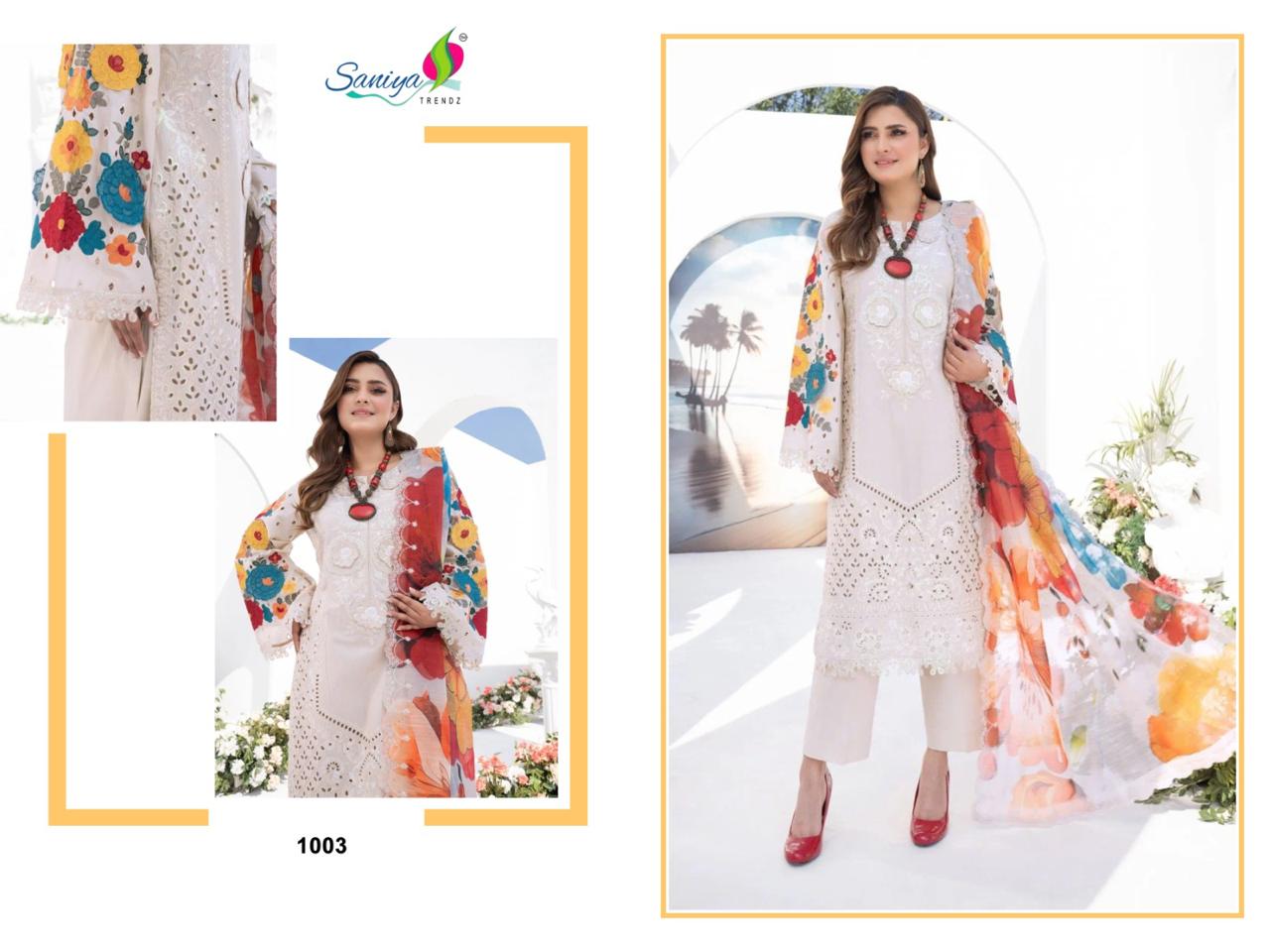 SANIYA TRENDZ KARMA COllECTION VOL 1 PAKISTANI SUITS