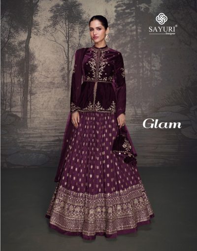 SAYURI DESIGNER GLAM PURE VELVET DESIGNER SUITS