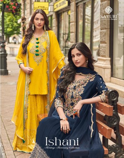 SAYURI DESIGNER ISHANI DESIGNER SILK SUITS