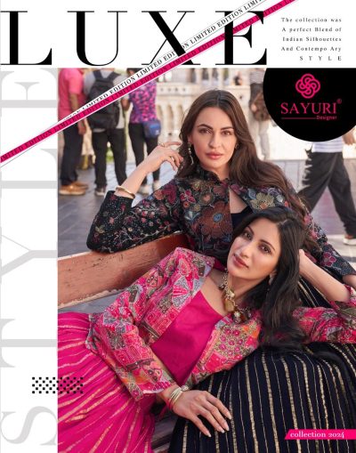 SAYURI DESIGNER LUXE READYMADE CHINNON SUITS