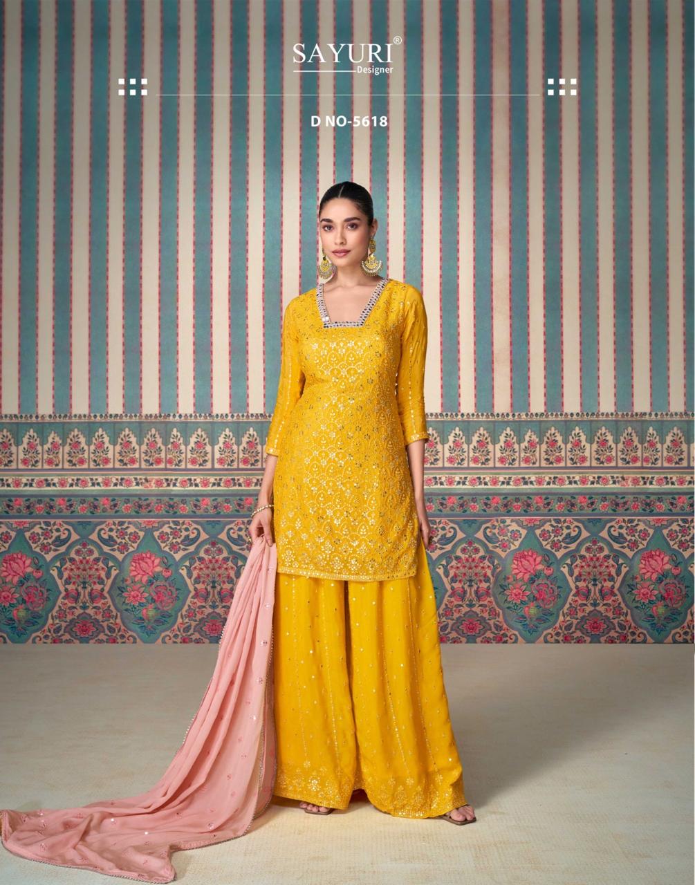 SAYURI DESIGNER SHAGUN PREMIUM CHINNON SUITS