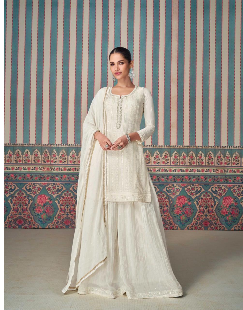 SAYURI DESIGNER SHAGUN PREMIUM CHINNON SUITS