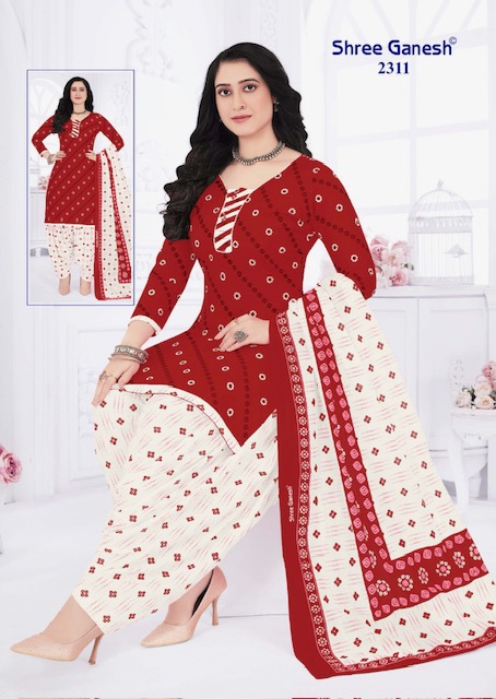 SHREE GANESH BANDHANI VOL 3 COTTON PATIYALA SUITS