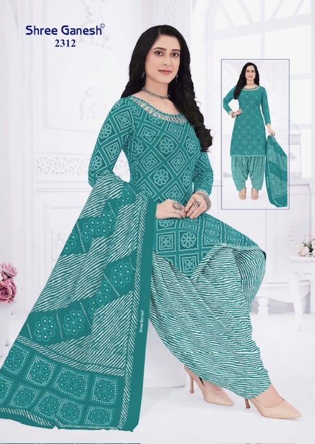 SHREE GANESH BANDHANI VOL 3 COTTON PATIYALA SUITS