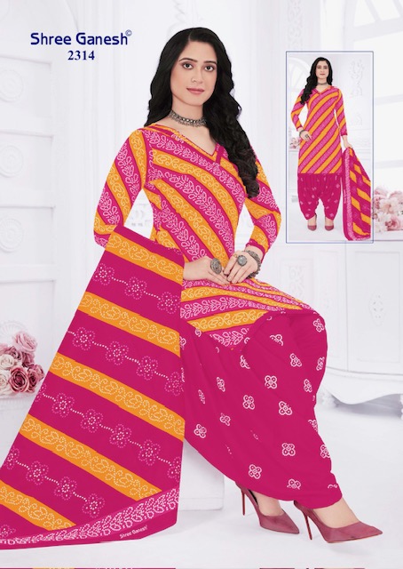 SHREE GANESH BANDHANI VOL 3 COTTON PATIYALA SUITS