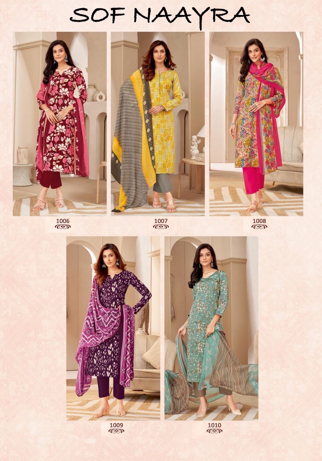 SHREE OM FAB NAYRAA VOL 1 COTTON SUITS CATALOG