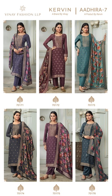 VINAY FASHION KERVIN AADHIRA VOL 7 DESIGNER SALWAR SUIT