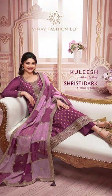 VINAY FASHION KULEESH SHRISTI DARK DESIGNER SUITS