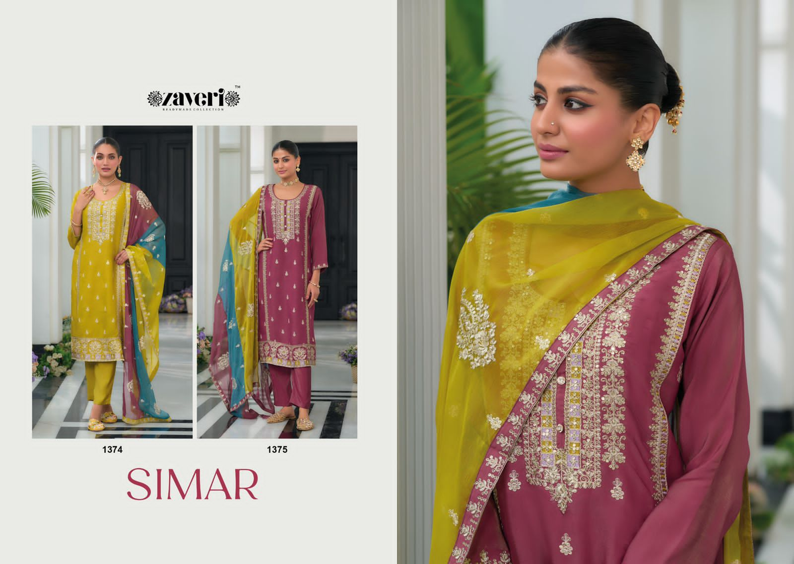 ZAVERI SIMAR READMADE DESIGNER DRESS CATALOGUE