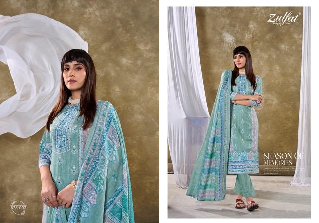 ZULFAT SUMMER SWAG VOL 3 PURE COTTON SUITS