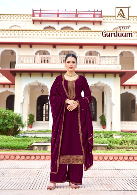 ALOK SUITS GURDAANI PREMIUM VELVET SUITS