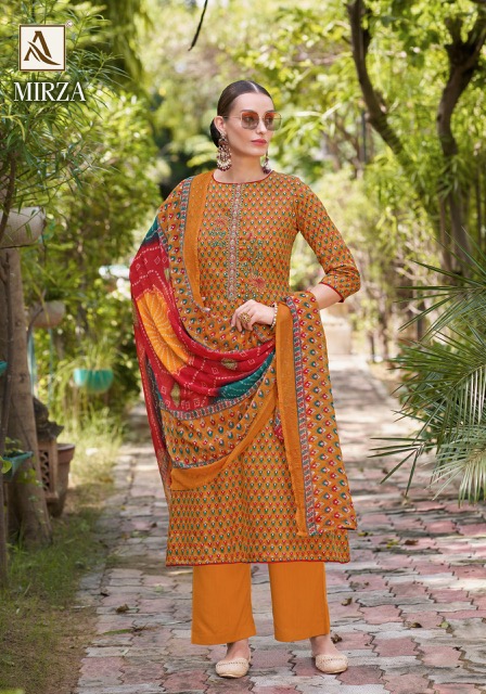 ALOK SUITS MIRZA EDITION 3 PURE ZAM COTTON SUITS