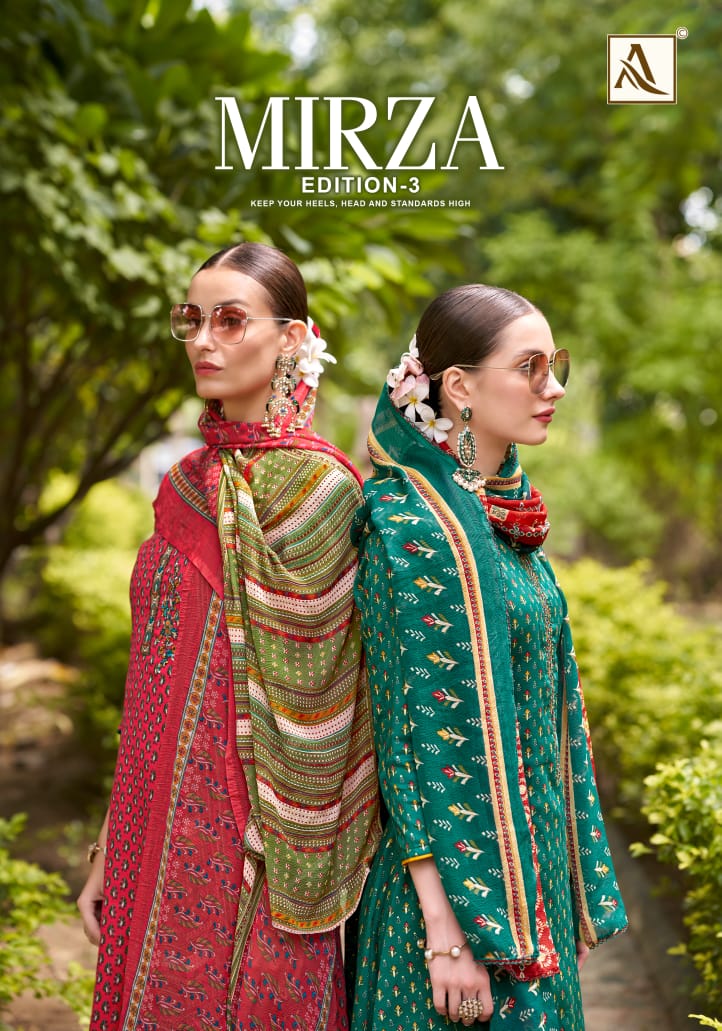 ALOK SUITS MIRZA EDITION 3 PURE ZAM COTTON SUITS