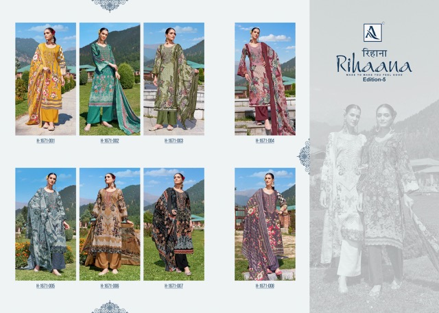 ALOK SUITS RIHAANA EDITION 5