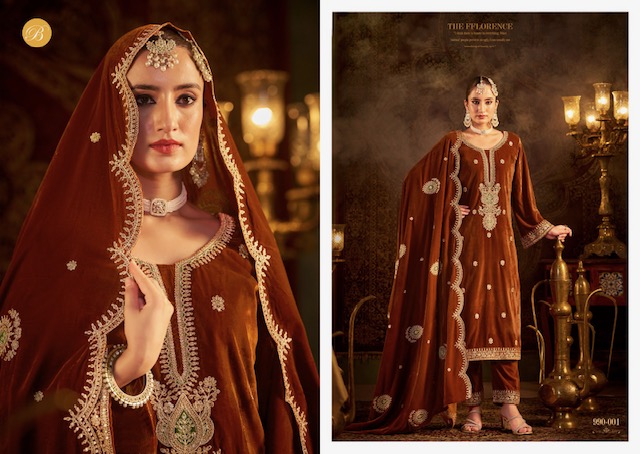 BELLIZA DESIGNER STUDIO VELVET ISHQ WINTER SUITS