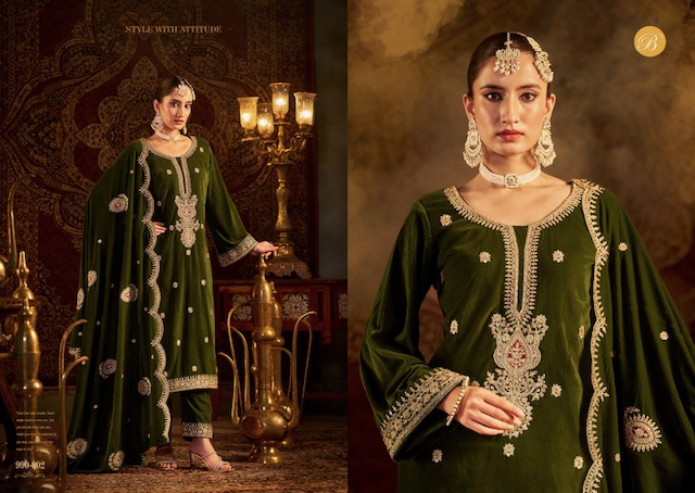 BELLIZA DESIGNER STUDIO VELVET ISHQ WINTER SUITS