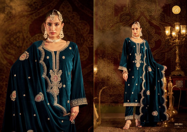 BELLIZA DESIGNER STUDIO VELVET ISHQ WINTER SUITS